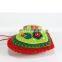 Wholesale Felt Christmas Tree Ornaments Custom Animal Reindeer Indoor Decoration Gifts With Ribbon Sling