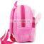 Baby Girl Pink Backpack Infant Cute Rabbit mini Backpacks for 1-2T plush soft gift