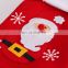 2019 Christmas Stocking Santa Claus Sock Gift Candy Bag Xmas Noel Decoration Gift for Kids Christmas Tree Ornaments Supplies