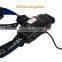Powerful T6 headlamp Zoom waterproof 18650 rechargeable camping led headlamp flashlight