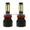 Auto Parts X7 4 Side Car Headlamp 9005 9006 H11 H4 H7 Lamp Car Light Bulbs Led Headlight H11 led