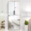 Wall Mirrors Furniture Glass 3d Stylish Silver Oem Wood Logo Decorative Style Living Room Bathroom