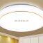 LED ceiling light round with golden circle indoor use