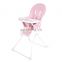 European Simple Stainless Steel  Baby  Eating High Chair Foldable Chairs For Baby