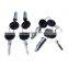 Free Shipping!4 X Door Lock Barrel Set Keys FOR VW TRANSPORTER MK4 T4 IV CARAVELLE 701837205