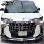 2015-2018 facelift to 2019 body kit for Toyota Alphard old upgrade to new with head light bumper bar