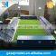 Colorful British football field scale model layout