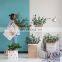 Wholesale Shopping Gift Packing Carry Carrier Flower Bouquet Kraft Paper Bag