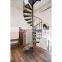 Indoor outdoor  Customized Style steel structure spiral staircase price