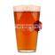 500ml .50 Caliber Bullet Pint Glass Handmade Embedded Copper Borosilicate Bullet Glass