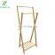 Best Quality  Bathroom Clothing Hat Rack Vintage Expandable Bamboo Towel Holder Coat Hanging Rack Stand
