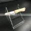 customized 6-tiers fork shelf locked acrylic knife display stand
