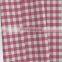 Fancy Yarn 64%Cotton 36%Poly Twill Yarn Dyed Gingham Check Flannel Fabric