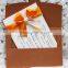 2016 Ideal Products Dual Colors Big Ribbon Rustic Wedding Invitation Card