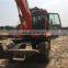 Подержанная колёсная экскаватор Doosan DH210W, DH210-7, колёсный экскаватор, строительная техника Doosan