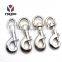 Quality Assuredc Stainless Steel Eye Snap Hook Hardware Metal Ring Swivel Snap Hook Buckles