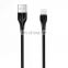 Hot Selling  Zinc Alloy Denim USB Cord Cable Chargeing Usb Data Cable Lightening Cable For Iph/ Type C/Android