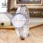 SHENGKE Rose Gold Femininity Watches New Stylish Wristwatch Woman Dress Watch Bracelet Watches Chain Band