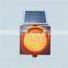 Direct manufacture yellow flashing led solar traffic light
