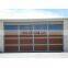 Commercial electric roller type  aluminum garage doors frosted automatic plexi glass garage door