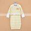 The New Children's Cotton Pajamas Newborn Baby Striped Robe