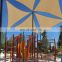 185gsm 95% shading virgin HDPE with UV beige sun shade sail outdoor awnings canopies