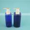 100ml blue pump lotion bottle with 24mm pump used for Cosmetic Container