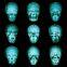 Fuji films, X-ray films, Green sensitive films, blue sensitive films