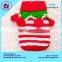Import dog knitting Christmas style type pet cat clothes from china with cheap price