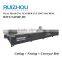 Automatic Leather Cutting Machine with Two Heads and Conveyor Belt