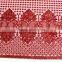 Mitaloo Wine Red African French Tulle Lace Fabric with Sequins For Wholesale MFL1160