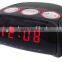 High Quality AM FM Dual Alarms Light Rim Clock Radio