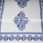 Autumun Winter Fashion Blue And White Porcelain Printing Cotton Pashmina Scarf With Tassel