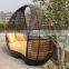 China Wholesale Modern Large Alibaba Wicker Rattan Outdoor Lounge Furniture Cocoon