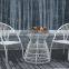 Hot Sell Rattan Round Table and Stackable Chair Outdoor Furniture