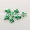 New Product Synthetic Kiwi Green Cabochon Cross Shape Opal Stone For Jewelry