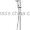 Popular chrome brass wall mounted bath shower set faucet