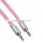 various color noodle pattern audio adapter cable