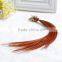 Wholesale Real Rooster Clip In Fether Hair Extension Stripped Colors Fether Hair Extension
