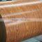 wood design color PPGI /prepainted steel coil