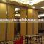 china manufacturer aluminium folding wooden partition for hotel