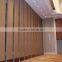 wooden prefabricated interior soundproof folding partition for hotel