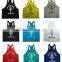 100% Cotton Custom Printed Tank Top Bodybuilding Gym Vest Stringer Men Tank Top