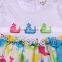 Lovely whale applique short bubble for girls