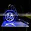 Promotional Customize LOGO Led Flashing Crystal Keychain