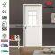 JHK- G31 Cheap Lowes Modern Single Frosted Glass Interior Solid Wooden Doors