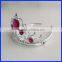 Fashion Frozen Princess Acrylic Material Red Diamond Crown