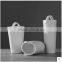 2016 white bisque firing basket matt ceramic vase made in china