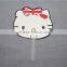 elephant design promotional plastic pp hand fan advertising fan mini hand fan