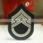 custom cut design soft silicon hook and loop TPU heat transfer patch jacket clothing